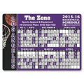 Sports schedule magnet